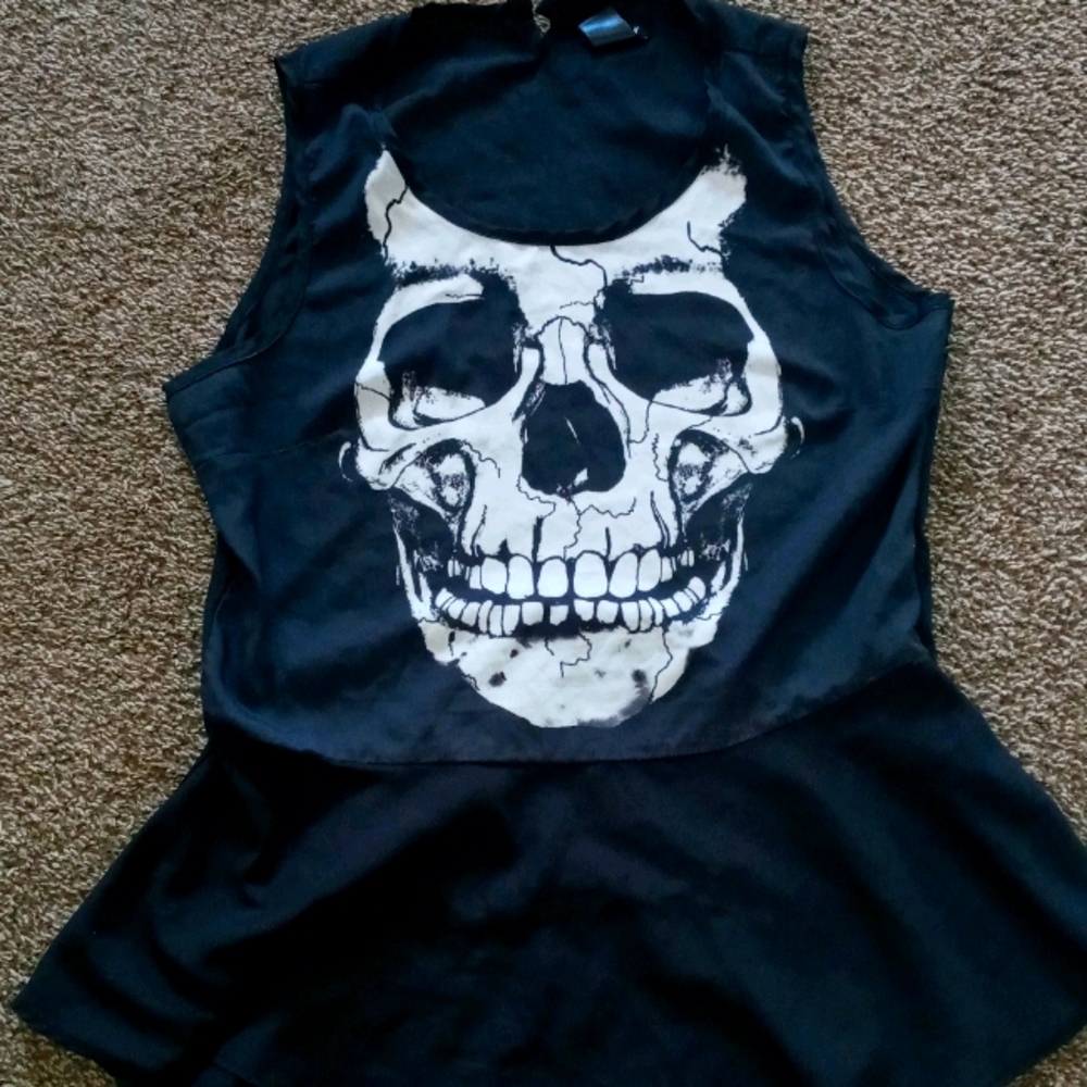 Skull tank top